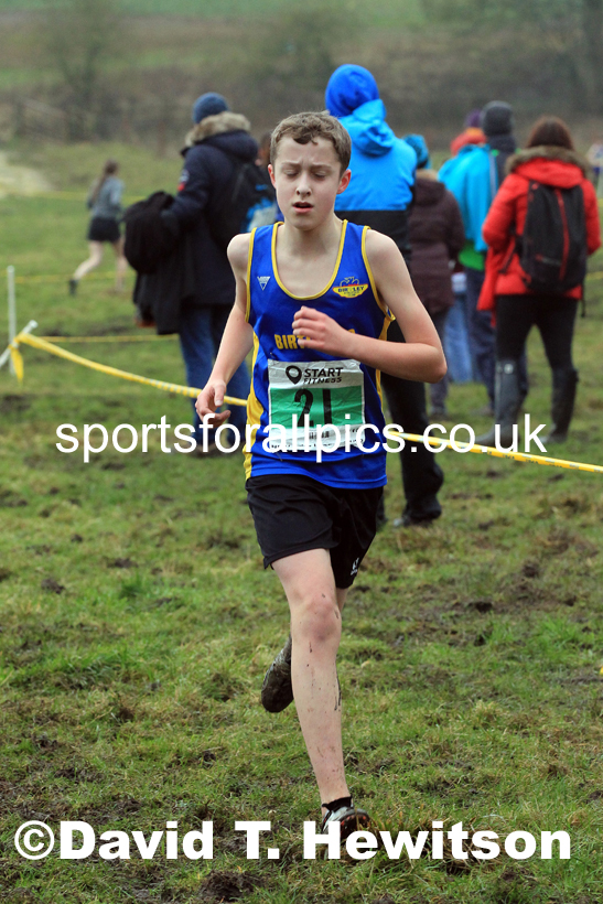 Boys under-15s 2022 North Eastern Harrier League, Thornley Farm, Peterlee, County Durham. Photo: David T. Hewitson/Sports for All Pics